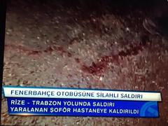  Fenerbahçe Orobüsüne Silahlı saldırı