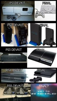 PS5 Geliştirme Kiti ve Kontrolcü Görseli