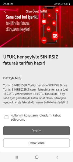 Limitsiz Redli (Silver, Elite, Ekstra) tarifelerine artık Faturasız kullanıcılar da geçebiliyor!