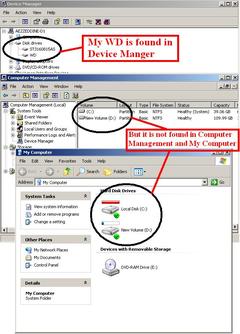  harici harddisk görünmüyor.