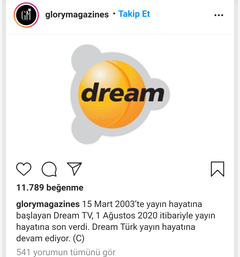 dream tv yayın hayatına son verdi