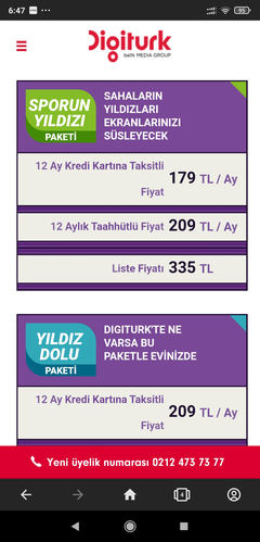 Digiturk Süperlig Ayda 109 TL (BİTTİ) 4K gelebilir