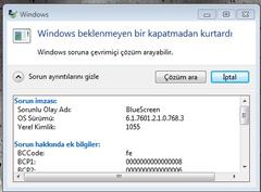  BlueScreen hatası