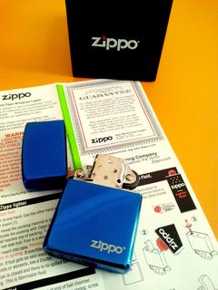  Zippo Blue Saphire 40 Lira