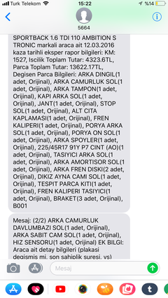 Bu hasar kayıtlı araç alınırmı?