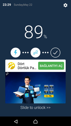 kilit ekraninda istenmeyen reklamlar