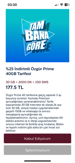 Türk Telekom Bana Göre Kampanyalar