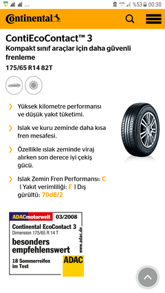 continental ecocontact 3 kulanan var mı?