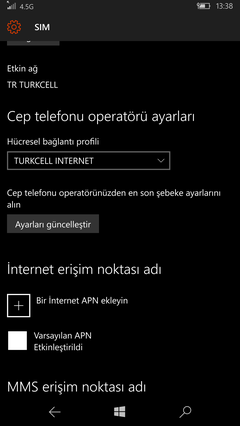  Lumia Cihazlarda İnternet Kesilmesi Sorunu-Yardım