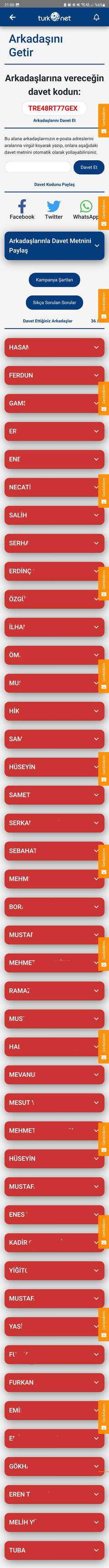 Turk.net Davetiye Paylaşım Konusu