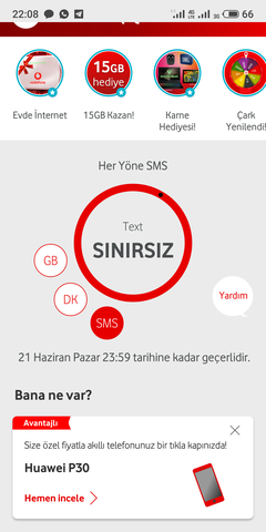 Vodafone Limitsiz Tarifeler! (ANA KONU)