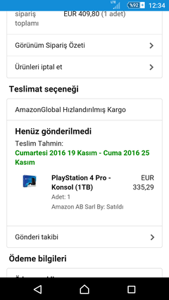 Amazon.de'den PS4 Pro Temin Etme Konusu 