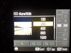  Nikon D3200 Otomatik Iso Aktif Olmuyor.