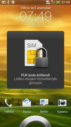  HTC ONE S SIM KART SORUNU YARDIM LÜTFEN . . .