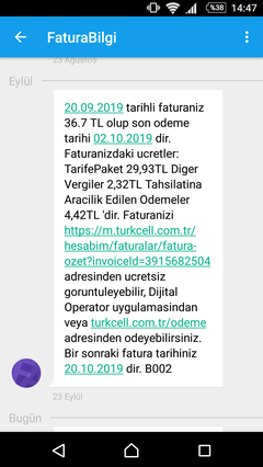 Türkcell Haksız Fatura