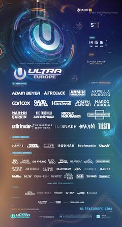  .::ULTRA MUSIC FESTIVAL - EUROPE 2017::. 14-15-16 Temmuz 2017 (Setler eklenecek)