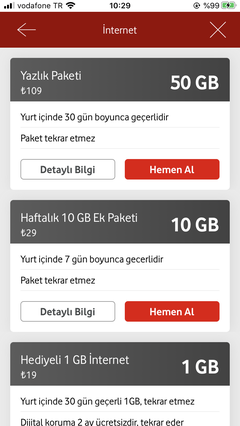 Vodafone 50 GB 109 TL | DonanımHaber Forum
