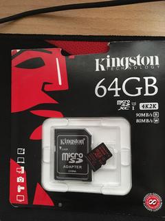 Kingston 64GB MicroSD UHS-I U3 90MB/sn SDCA3/64GB  - 64TL - SATILDI