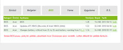  Acer Aspire 5740G Bios Güncelleme