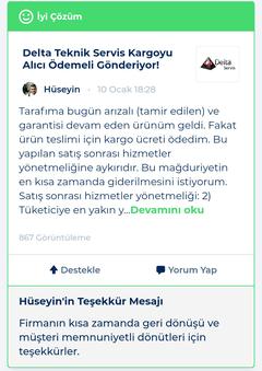 DELTA SERVİS BÜYÜK KARGO VURGUNU