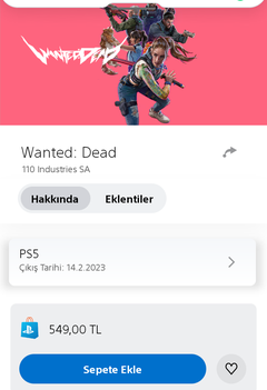 Wanted : Dead | PS4 - PS5 | ANA KONU