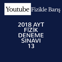 Ayt Fizik Deneme -13 pdf yüklendi.