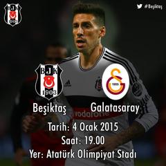  Spor Toto Süper Lig | 16.Hafta | Beşiktaş - Galatasaray | 04.01.2015 | 19.00