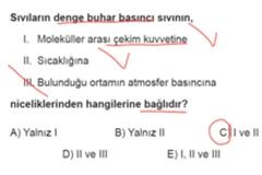  Kaynama noktasi ve buhar basinci sorunu (GELIN)