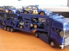  Subaru World Rally Team Diorama