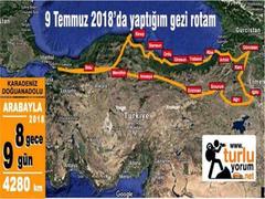 Araba ile Türkiye Turu Tatil Rotaları