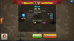 Clash Of Clans beraberlik draw