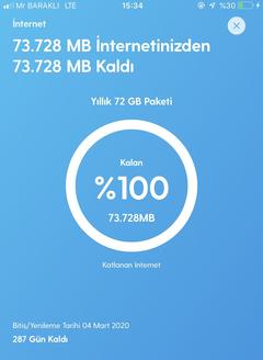 Turkcell Yıllık 72 GB Tarife - Katlanan İle Birleştirme | DonanımHaber Forum