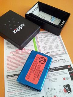  Zippo Blue Saphire 40 Lira