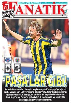  Sportoto Super Lig ||| Fenerbahçe - Kasımpaşa ||| 24.01.2015 ||| 19.00