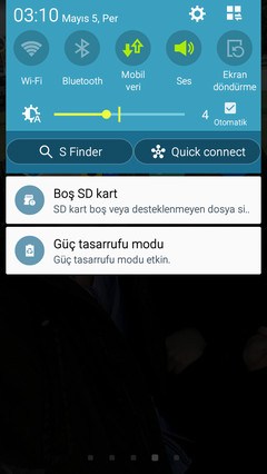  S5 mini hafıza kartı sorunu?