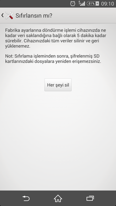  Xperia Z2 3G Problemi