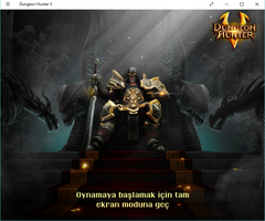  Dungeon Hunter 5 Windows 10'da Tam Ekran Sorunu