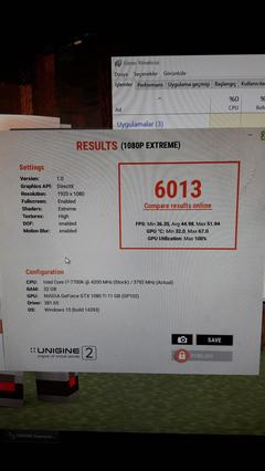 Unigine Superposition GPU Benchmark 2017 (Yeni Teknolojiler)