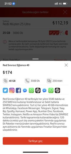 Vodafone sınırsız eğlence tarifesi (Netflix ve amazon prize sınırsız)