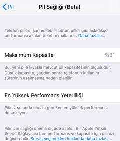 Pil Sağlığımızı paylaşıyoruz (iOS 11.3)