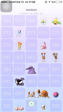  Satılık 'Pokemon Go' Hesapları (LEVEL 20) 5TL