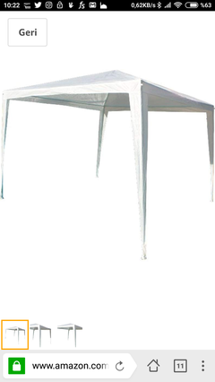 Andoutdoor Tente Güneşlik 240x240 cm - 80.89 tl son 11 ürün
