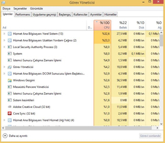  cpu %100 sorunu