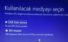 Harici harddiske windows 10'u indirdim. Diğer dosyalar kayboldu veya silindi.