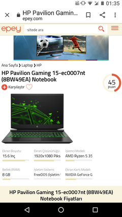 Laptop Fiyatları