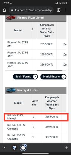 %50 ÖTVDE KALAN ARAÇLAR SIRALI TAM LİSTE