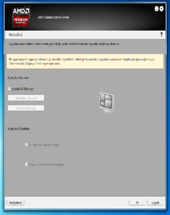  AMD Değiştirilebilir Grafik Yapılandır da uygulama ekleme yok