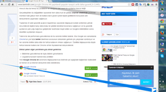  Chrome ile internete girince görüntü kayması..