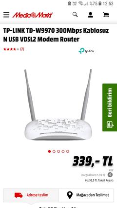  TTNET VDSL MODEM TP LİNK TD-W9970