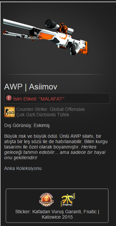  Satılık AWP | Asiimov